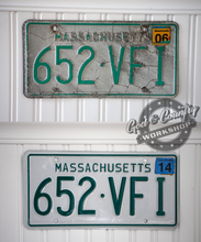 Load image into Gallery viewer, License Plate RESTORATIONS + PHOTO GALLERY + . . . . . . . . CLICK ON PHOTO TO SEE LOTS MORE . . . . . . . . . . . .