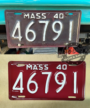 Load image into Gallery viewer, License Plate RESTORATIONS + PHOTO GALLERY + . . . . . . . . CLICK ON PHOTO TO SEE LOTS MORE . . . . . . . . . . . .