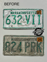 Load image into Gallery viewer, License Plate RESTORATIONS + PHOTO GALLERY + . . . . . . . . CLICK ON PHOTO TO SEE LOTS MORE . . . . . . . . . . . .
