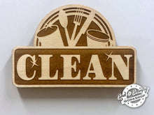 Load image into Gallery viewer, Reversible Dishwasher Status Magnet