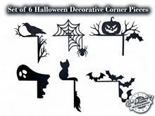 Load image into Gallery viewer, Halloween Decorative Corner Pieces - Set of 6