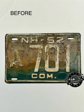 Load image into Gallery viewer, License Plate RESTORATIONS + PHOTO GALLERY + . . . . . . . . CLICK ON PHOTO TO SEE LOTS MORE . . . . . . . . . . . .