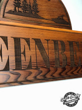 Load image into Gallery viewer, Cedar Sign with YOUR Last Name