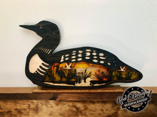 Load image into Gallery viewer, LOON with Stand - Shelf Decor - 3D - Multi-Layer