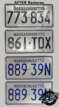 Load image into Gallery viewer, License Plate RESTORATIONS + PHOTO GALLERY + . . . . . . . . CLICK ON PHOTO TO SEE LOTS MORE . . . . . . . . . . . .