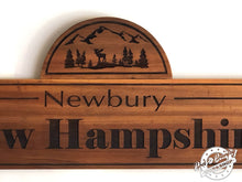 Load image into Gallery viewer, YOUR Town and State - Cedar Sign - Sign Topper Add-On