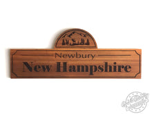Load image into Gallery viewer, YOUR Town and State - Cedar Sign - Sign Topper Add-On
