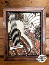 Load image into Gallery viewer, Acoustic Guitar - Decor - 3D - Multi-Layer - Art