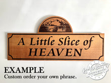 Load image into Gallery viewer, Custom PHRASE Cedar Signs