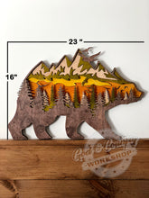 Load image into Gallery viewer, BEAR - WALL ART Decor - Multi-Layer 3D - MEDIUM