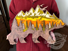 Load image into Gallery viewer, BEAR - WALL ART Decor - Multi-Layer 3D - MEDIUM