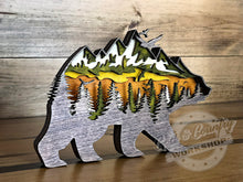 Load image into Gallery viewer, BEAR - SHELF-SITTER - 3D - Multi-Layer - Decor