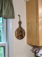 Load image into Gallery viewer, Grateful, Thankful, Blessed - Small Round Cutting Board