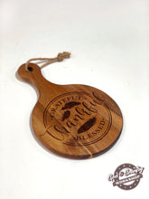 Load image into Gallery viewer, Grateful, Thankful, Blessed - Small Round Cutting Board