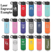 Load image into Gallery viewer, Engravable Water Bottle Tumblers - 20, 32 and 40 oz.