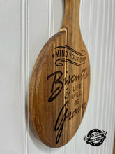 Load image into Gallery viewer, Mind Your Own Biscuits and Life Will Be Gravy - 12” Round Decor Board
