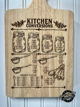Load image into Gallery viewer, Kitchen Measurements Conversion Chart Board
