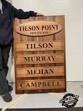 Load image into Gallery viewer, CUSTOM Cedar Sign . . . . by God &amp; Country Workshop

