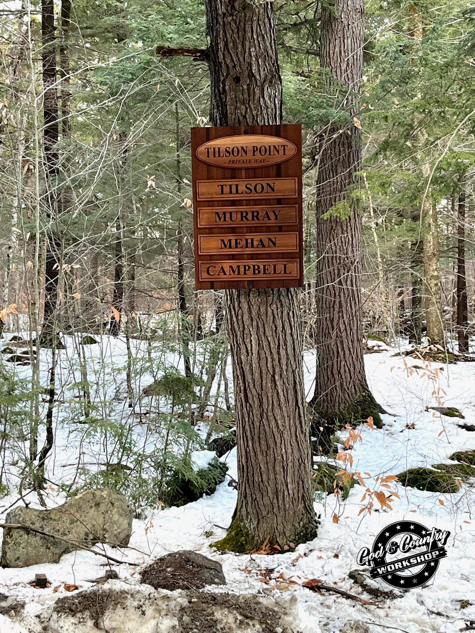 Custom MULTI-FAMILY COMMUNITY RESIDENTIAL SIGN – God & Country Workshop