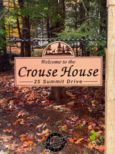 Load image into Gallery viewer, Custom RESIDENTIAL CEDAR SIGN

