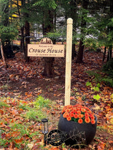 Load image into Gallery viewer, Custom RESIDENTIAL CEDAR SIGN
