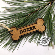 Load image into Gallery viewer, Personalized Dog Bone Ornament
