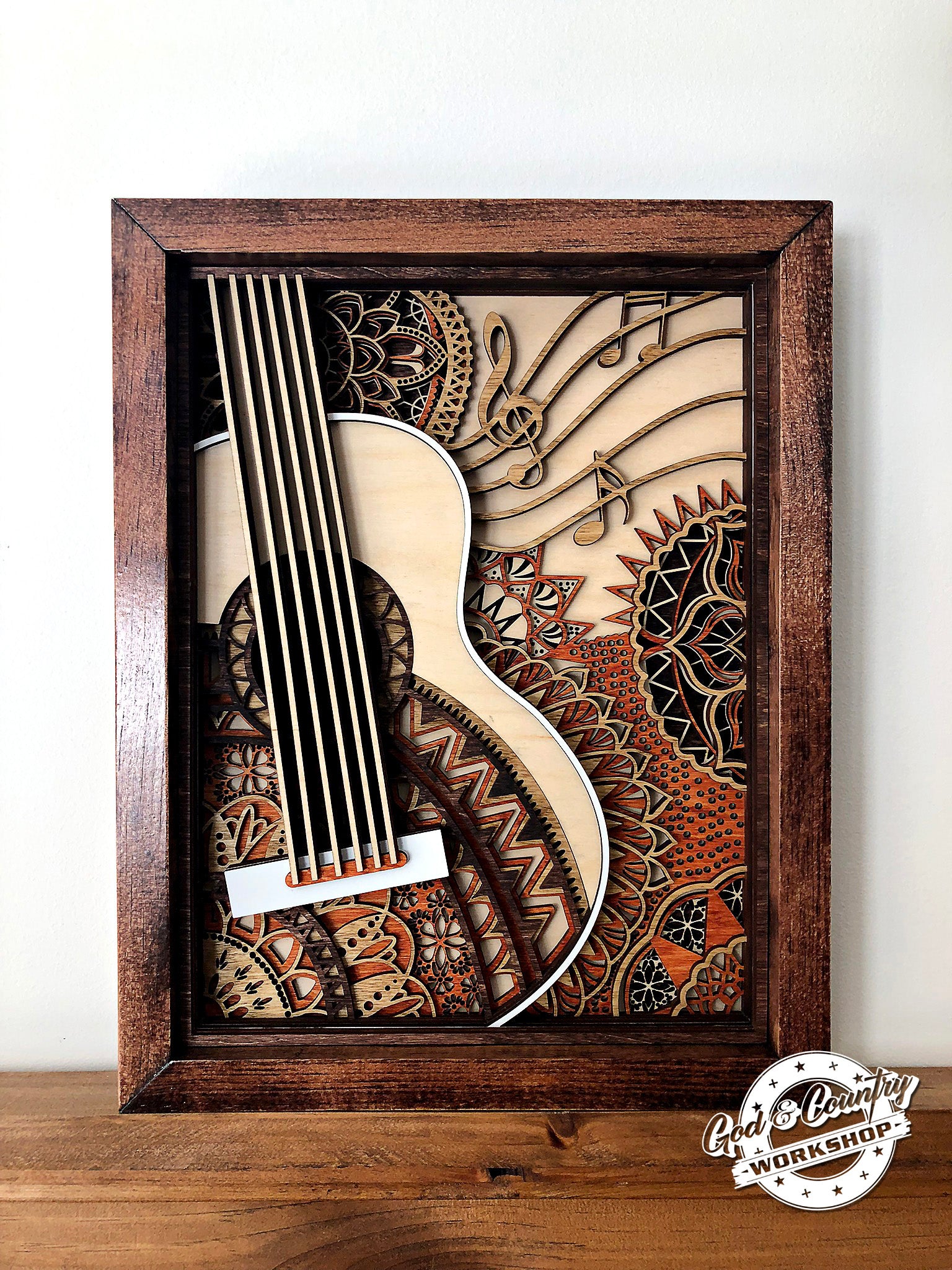 アート・デザイン・音楽 THE WOOD AND THE GRAVER The Great Wave, 3D Illusion Wood Laser Engraving Japanese
