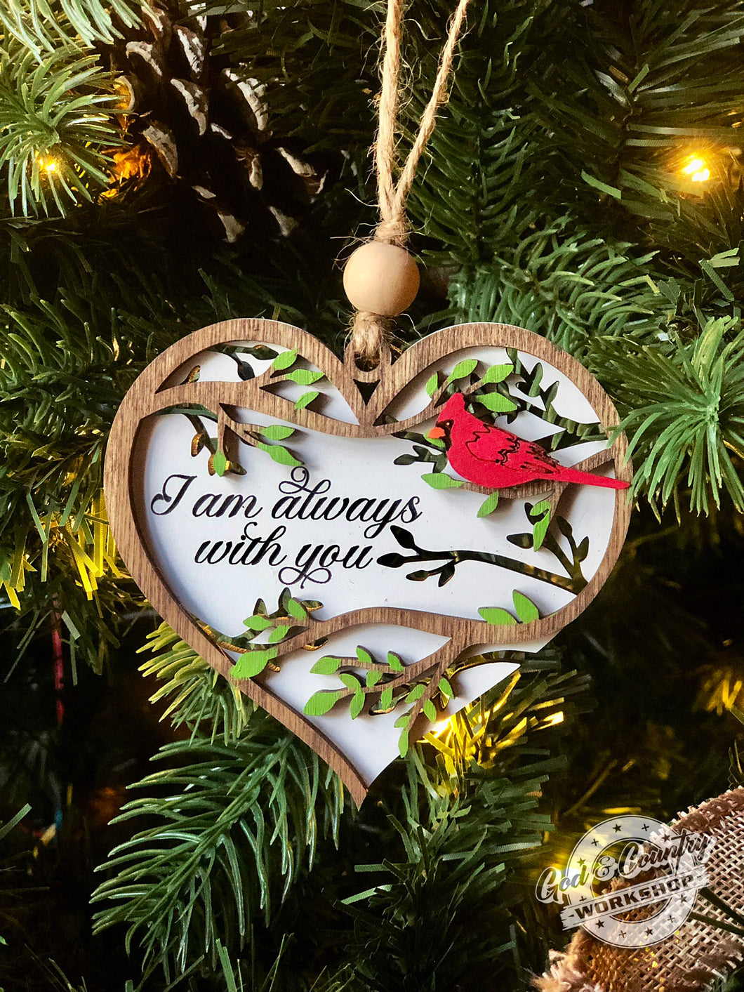 I Am Always With You - Memorial Ornament