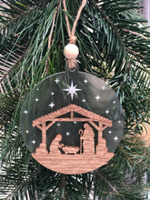 Load image into Gallery viewer, Simple Nativity Ornament - True Story - Personalizable
