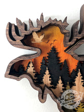 Load image into Gallery viewer, MOOSE - SHELF-SITTER - 3D - Multi-Layer - Decor
