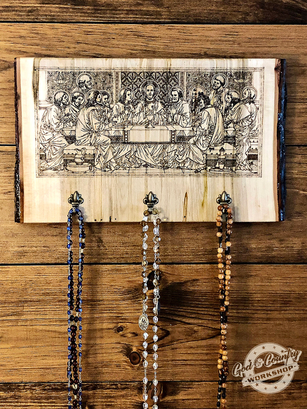 Rosary Hanger Board - The Last Supper