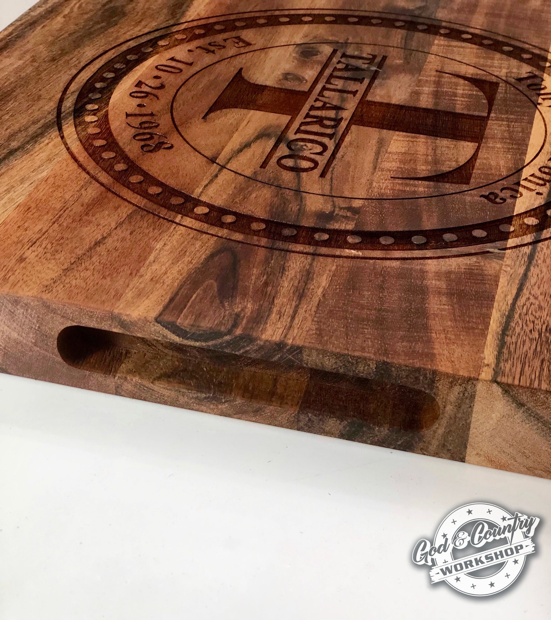 Chopping Block Customized Personalized Chopping Block – God & Country Workshop